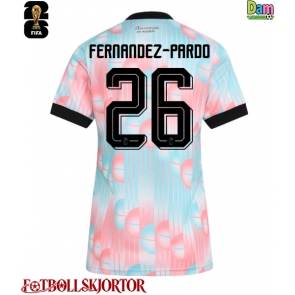Belgien Matias Fernandez-Pardo #26 Bortatröja Dam VM 2026 Kortärmad
